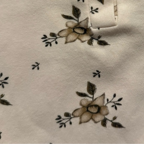 Melina & Me Floral Baby Romper 12–18M Neutral Beige Long Sleeve One Piece - Picture 4 of 5